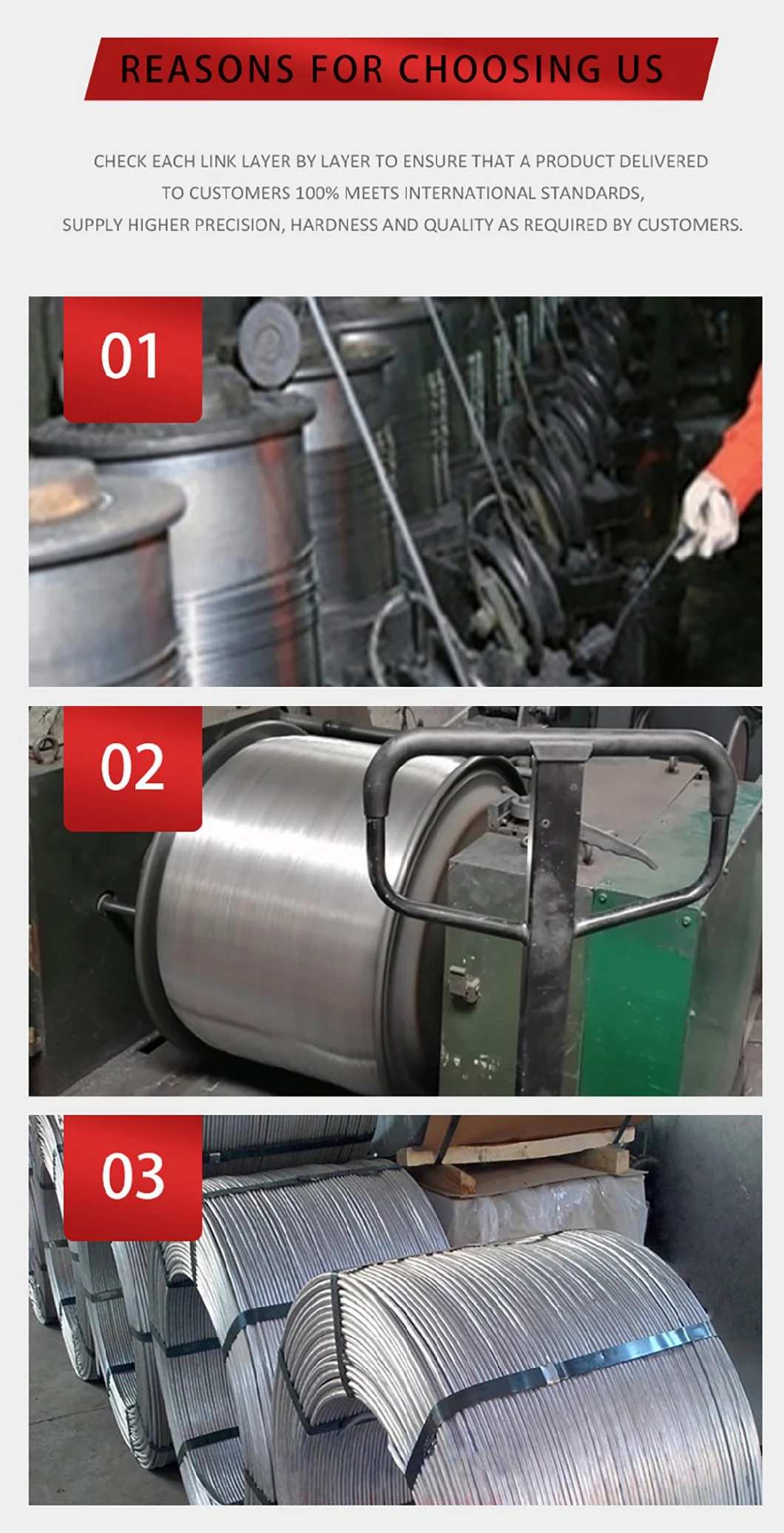 Large Inventory 99.99% Pure 5356 A95356 A95383 A95449 5454 A95454 5554 A95554 Aluminum Wire