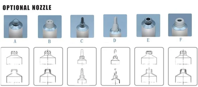 Custom 75ml Squeeze Tube Pure Aluminum Tubes Cosmetic Aluminum Squeeze Tube