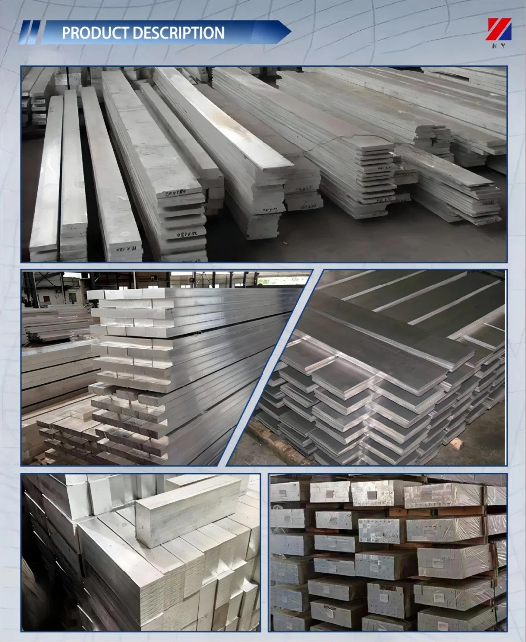 1060 Pure Aluminum Bar 1060 Pure Aluminum Square Bar Conductive Flat Aluminum Bar Rod