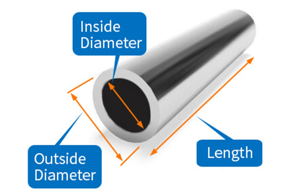 Custom Size Aluminum Alloy Profile Tubes 1145 1100 1050 Alloy Pure Aluminum Round Tube