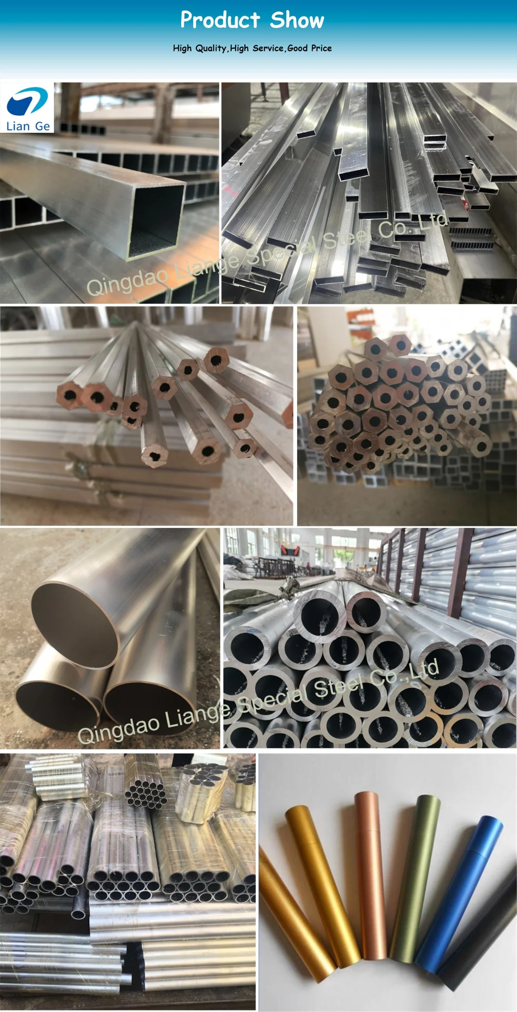 1000 Series Pure Aluminium Pipe Square Rectangular Aluminum Tube