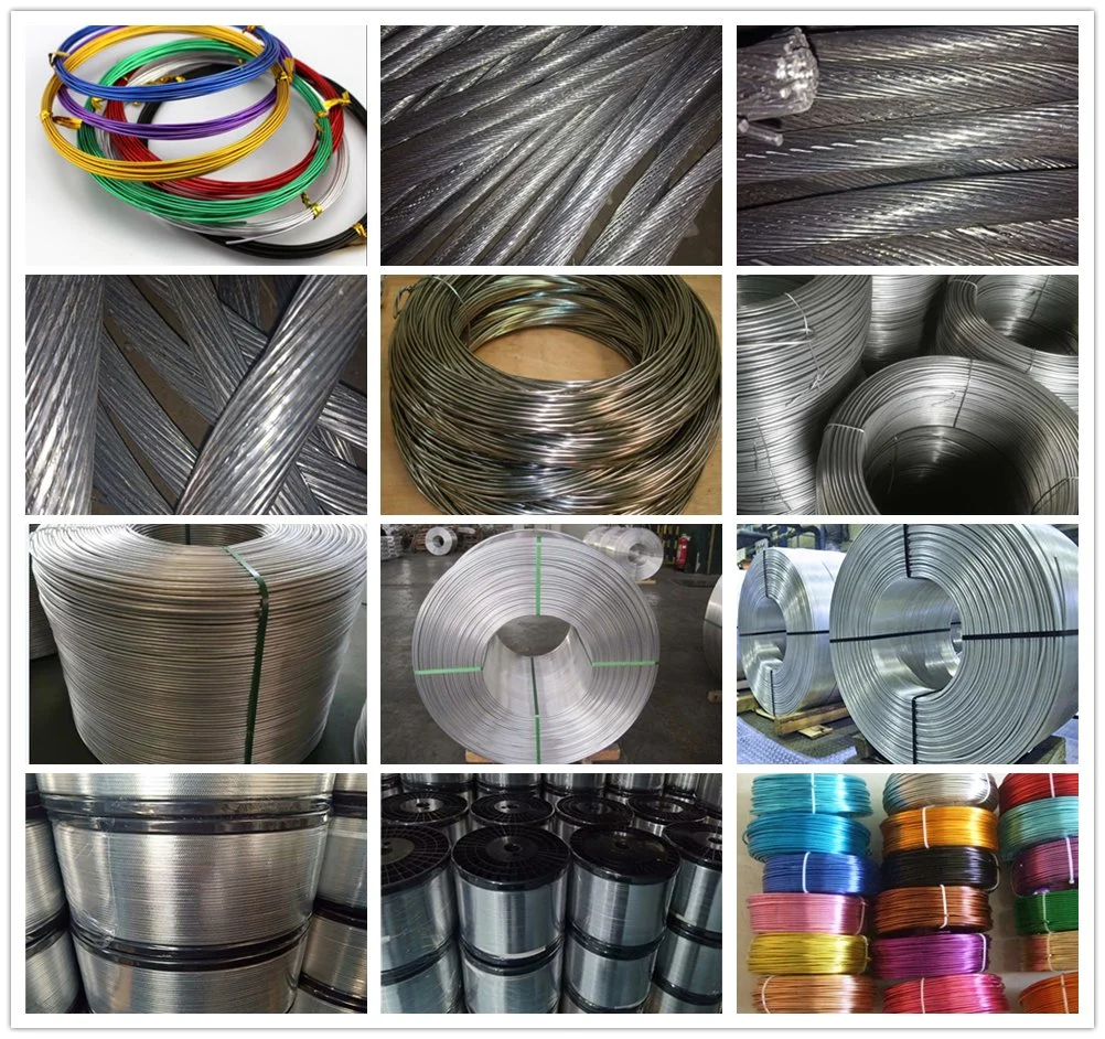 0.02-5mm 1050 2024 3003 4047 5052 6063 7003 Bright Colour Pure Aluminium Wire