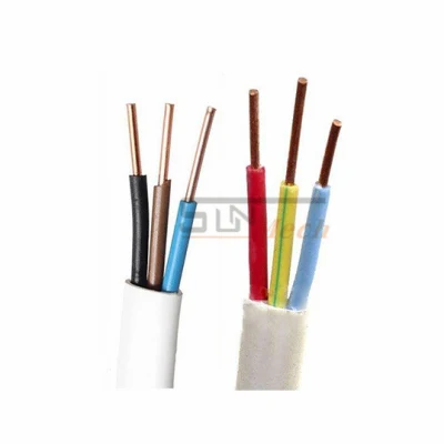 China-Elektrokabel, Aluminiumdraht, massives Flachkabel, flaches Zwillingskabel, Stromkabel aus reinem Kupfer, flexibles Kabel, PVC-isolierter Draht, Kupfer-Elektrodraht